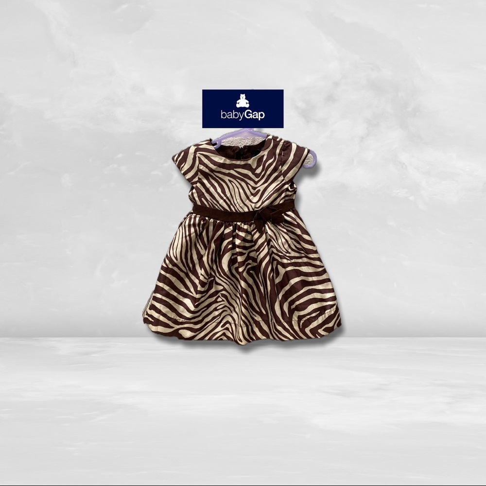 Brown Animal Print Baby Gap Dress